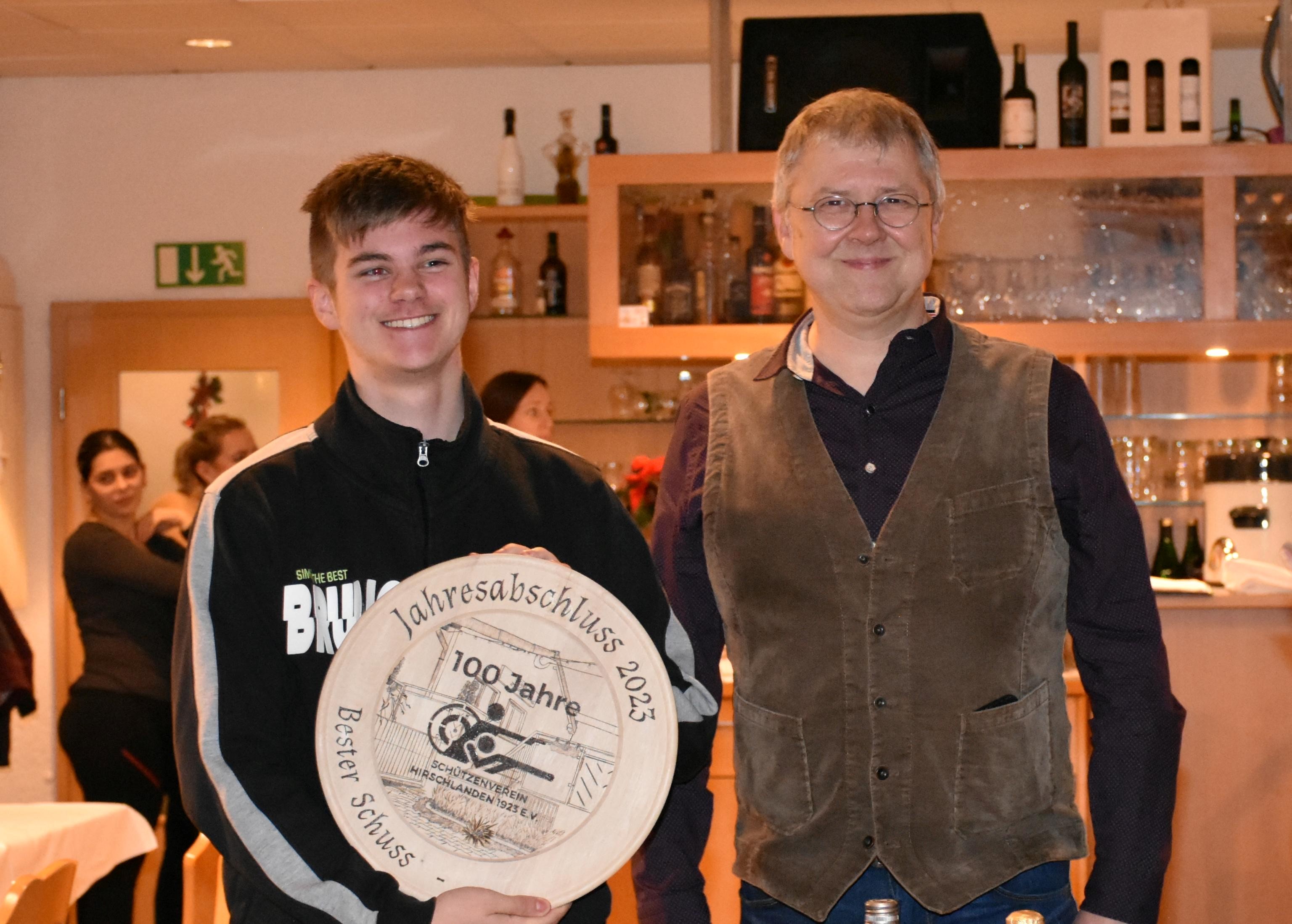Bastian Schifano - Gewinner des Weihnachtsschießens 2023
